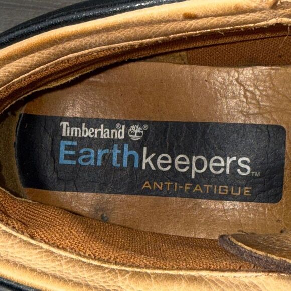 Timberland Earthkeepers 73173 Men's Sz 8.5M Black Brown Leather Mid Chukka Boots - Picture 12 of 12